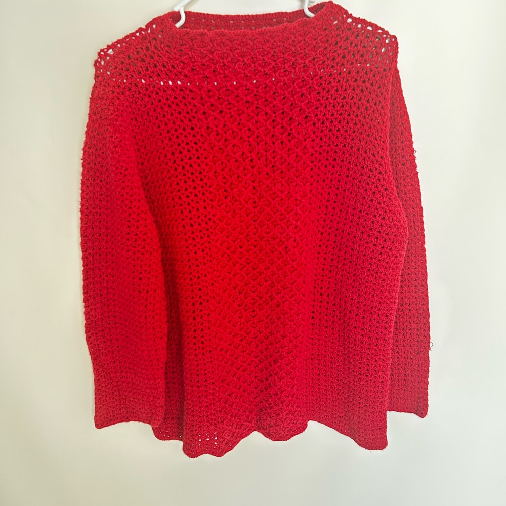 Women's Coldwater Cree Red Knitted‎ Sweater